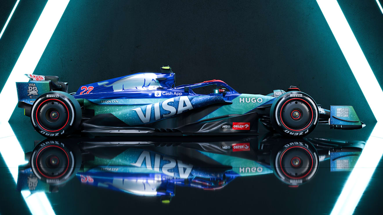 GALLERY RB reveal special glitterinspired livery for Las Vegas Grand